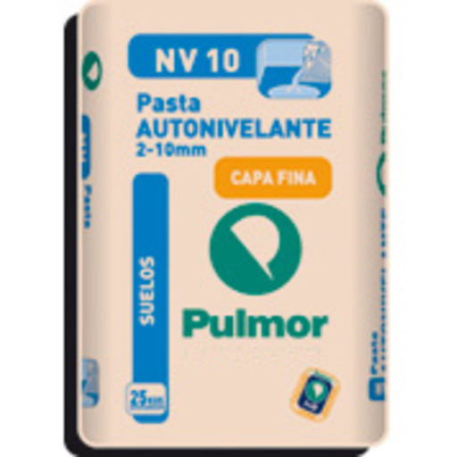 MORTERO AUTONIVELANTE (2-10mm) NV10 25kg PULMOR